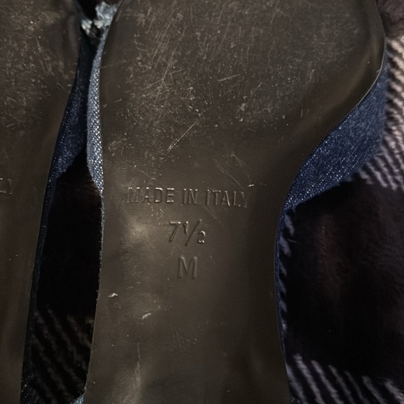 7 for All  Mankind Made in Italy Denim Flat Size 7.5M - Picture 5 of 5